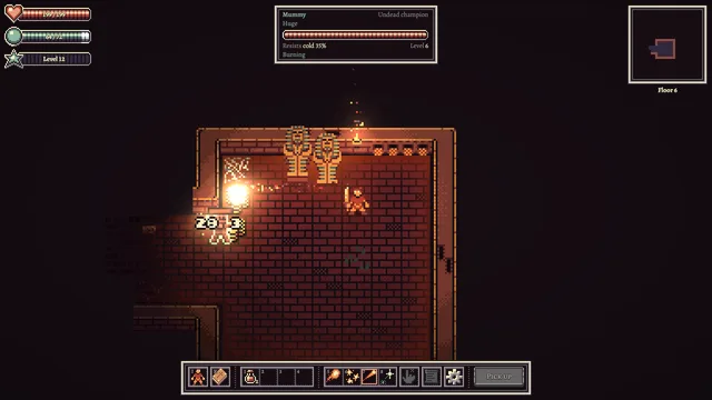 A fireball in the sand tunnels of act 2