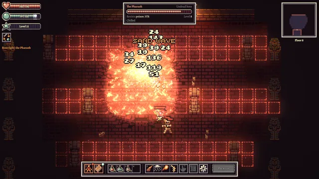 A meteor landing on the Pharaoh